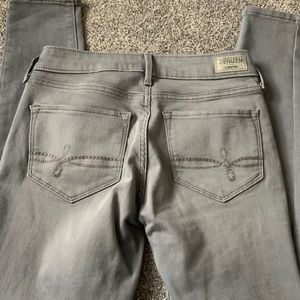 Grey wash levi jeans